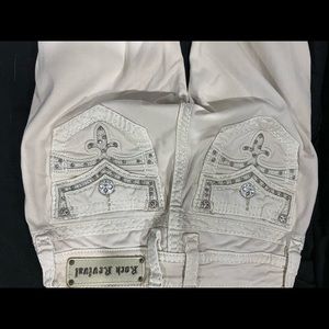 Barely worn rock revival woman’s jeans size 25